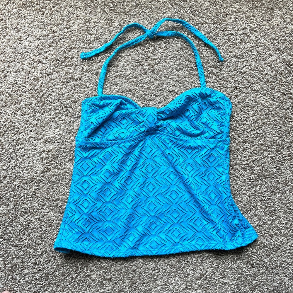 Cute teal Tankini top